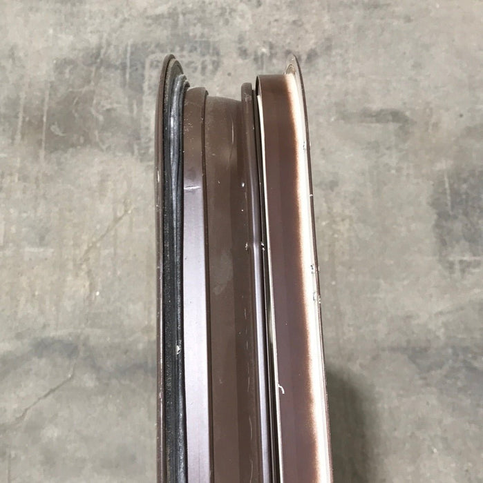 Used Brown Radius Dual Pane-Storm Window : 41 1/4" W x 14 3/4" H x 1 1/2" D