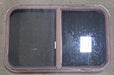 Used Brown Radius Opening Window : 31 3/4" W X 19 7/8" H X 2" D - Young Farts RV Parts