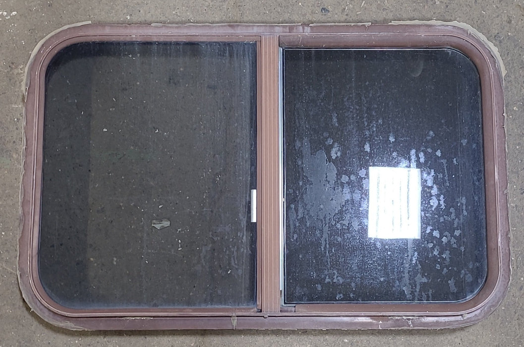 Used Brown Radius Opening Window : 31 3/4" W X 19 7/8" H X 2" D