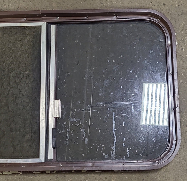 Used Brown Radius Opening Window : 31 3/4" W X 19 7/8" H X 2" D