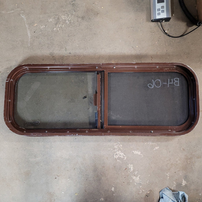 Used Brown Radius Opening Window : 33 1/2 X 11 3/4 X 2" D