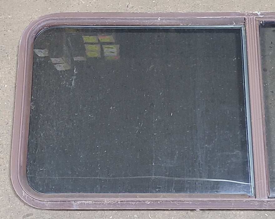 Used Brown Radius Opening Window : 51 3/4" W X 21 3/4" H X 2" D
