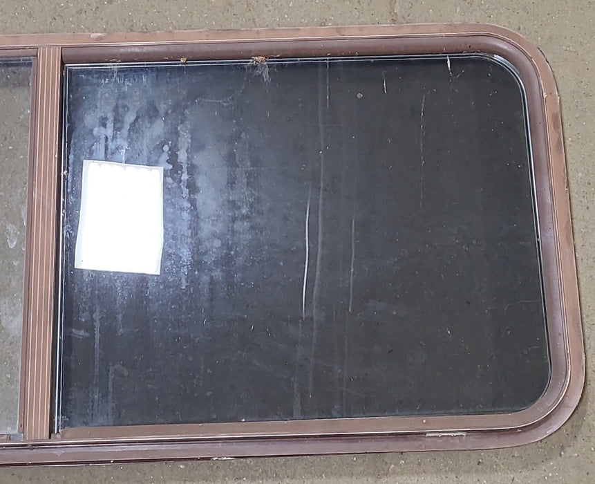 Used Brown Radius Opening Window : 53 3/4" W X 21 7/8" H X 2" D