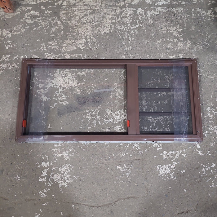 Used Brown Square Emergency Opening Window: 48 1/2" W x 21 1/2" H x 1 1/2" D
