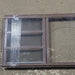 Used Brown Square Emergency Opening Window: 48 1/2" W x 21 1/2" H x 1 1/2" D - Young Farts RV Parts