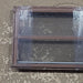 Used Brown Square Opening Window: 24 1/2" W x 18 1/2" H x 1 1/2" D - Young Farts RV Parts