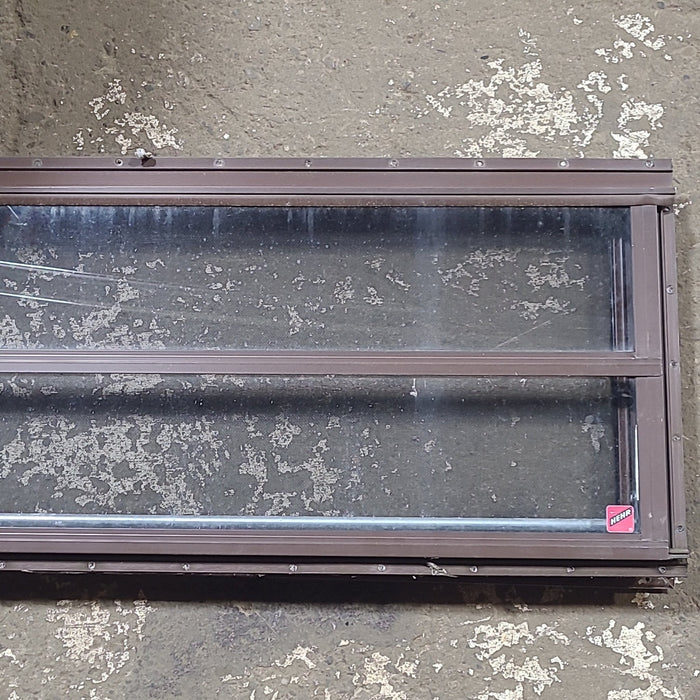 Used Brown Square Opening Window: 36 3/8" W x 15 5/8" H x 1 1/2" D