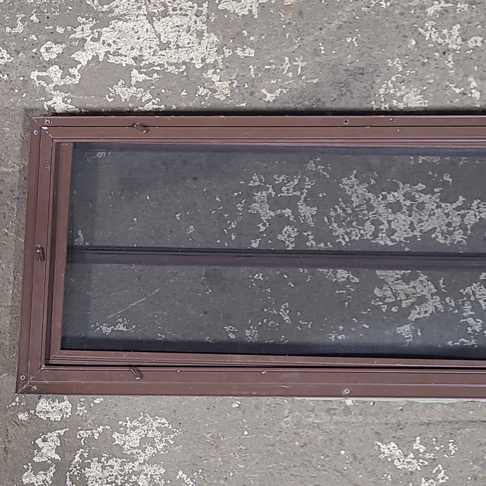 Used Brown Square Opening Window: 36 3/8" W x 15 5/8" H x 1 1/2" D