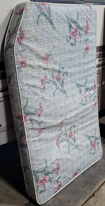 Used Bunk Mattress 75" X 47" X 6" D- diagonal cut corner
