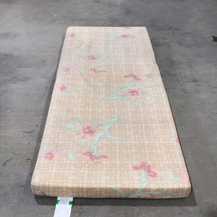 Used Bunk Mattress 76" L x 29" W x 2" D