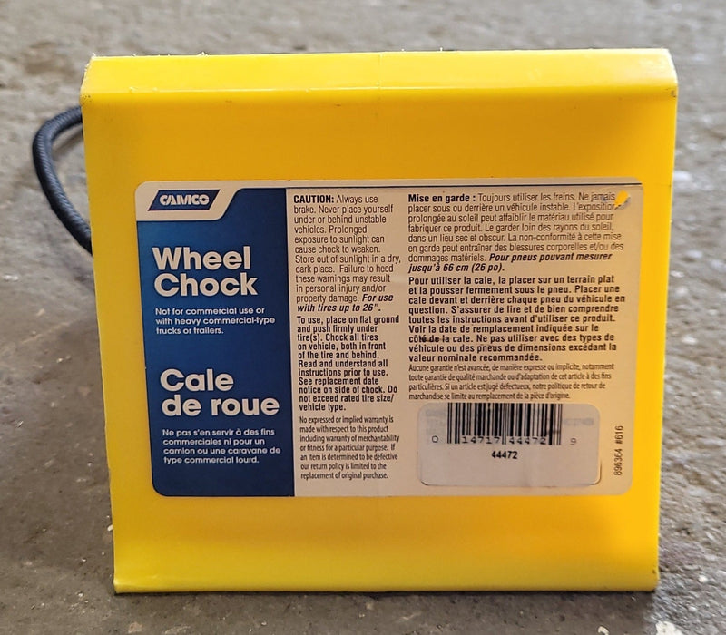 Used Camco Wheel Chock- 44472