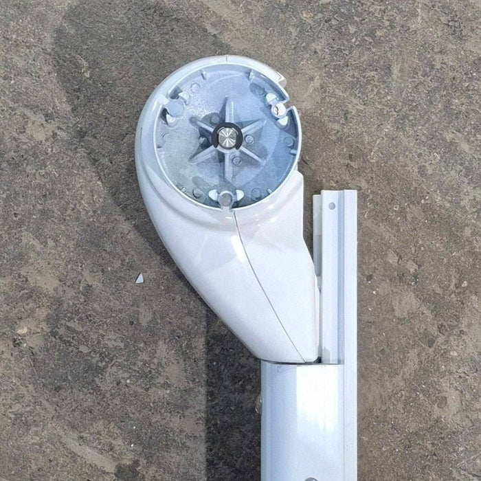 Used Carefree Awning Arm, Idler (Rear) Non-Powered, Steep Pitch, White, 59" - Travel'r , R001508WHT