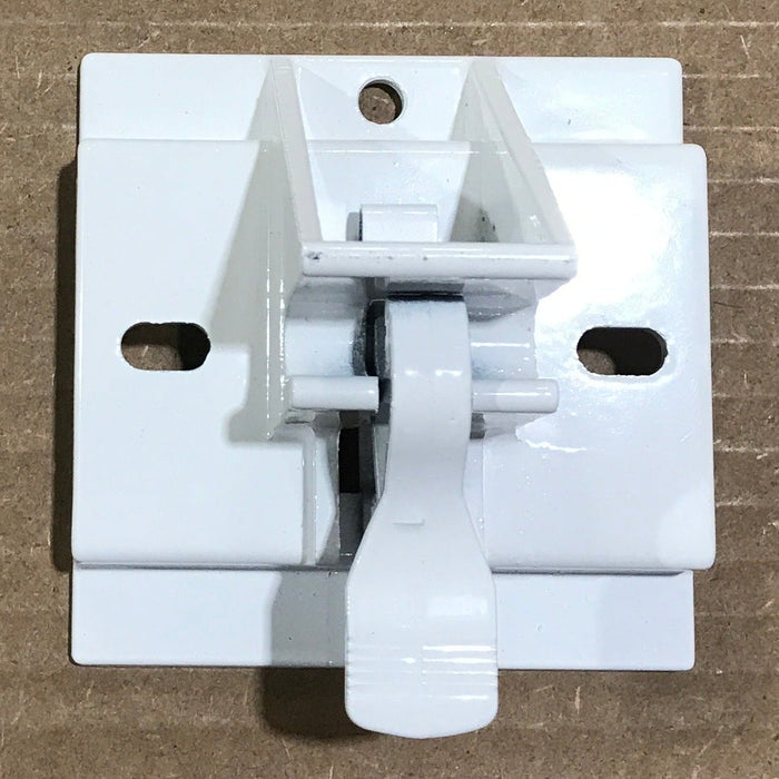 Used Carefree Bottom Bracket, White - 901019W - Young Farts RV Parts