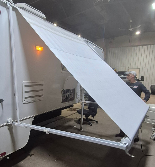 Used Carefree Complete Manual Truck Camper Awning 8' Used Canvas