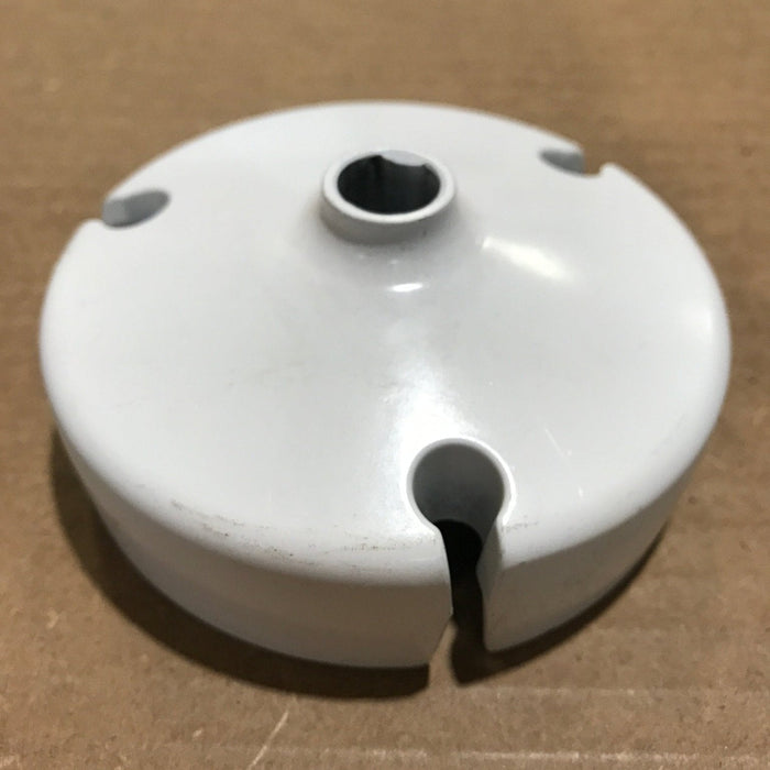 Used Carefree Manual Awning End Cap, White - R037553-005
