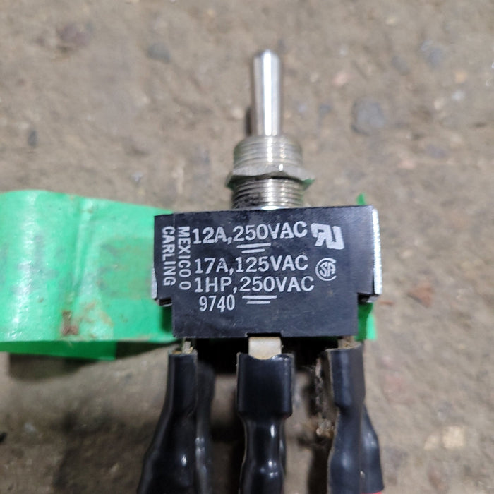 Used Carling Bat-Handle Toggle Switch On-Off-On