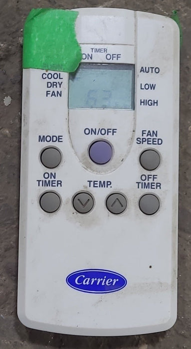 Used Carrier Air Conditioner Digital Remote/ Thermostat  - 71DC6E5811A , WD059003029