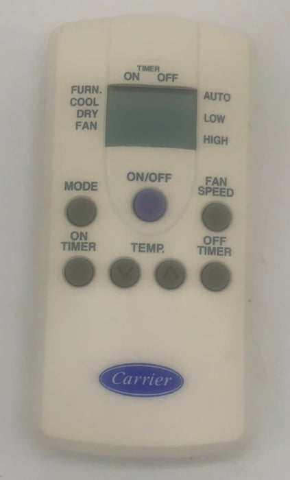 Used Carrier Air Conditioner Digital Remote/ Thermostat  - 71DC6E5811A , WD059003029