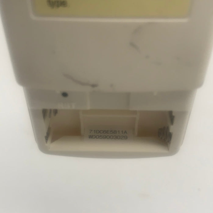 Used Carrier Air Conditioner Digital Remote/ Thermostat  - 71DC6E5811A , WD059003029