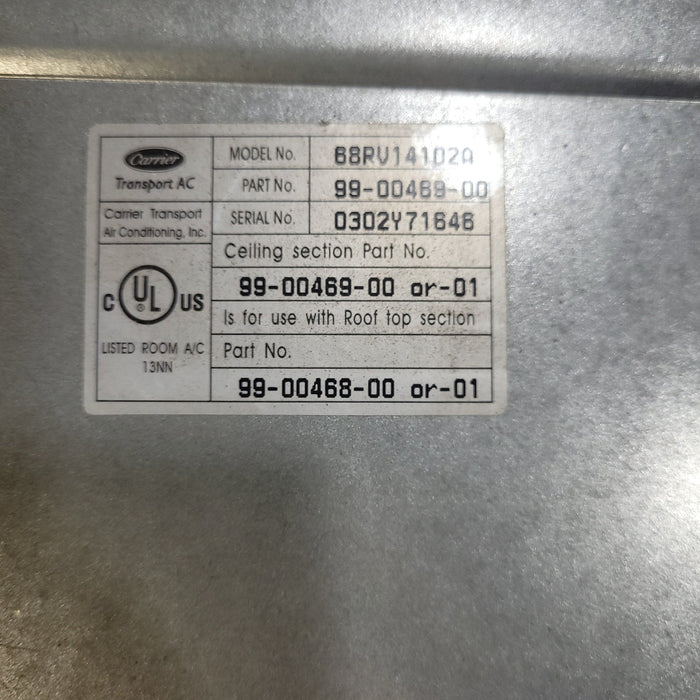 Used Carrier Air Conditioner Control Box Assembly - 99-00469-00