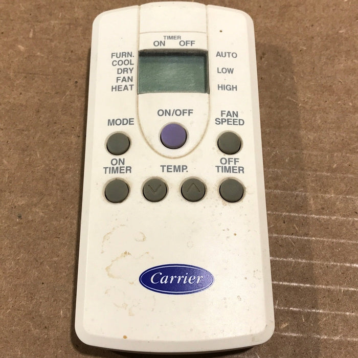 Used Carrier Air Conditioner Digital Remote Thermostat - Co 12-50085-00