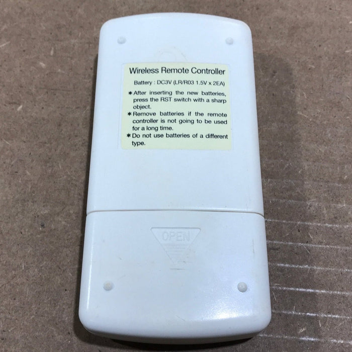 Used Carrier Air Conditioner Digital Remote Thermostat - Co 12-50085-00