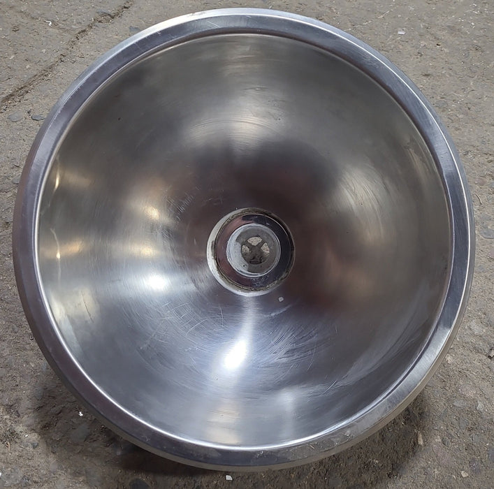 Used Bathroom Sink, Chrome - 14" x 14" x 6" D