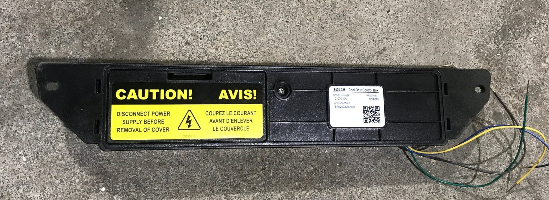 Used Coleman A/C Control Box - 8340-3861