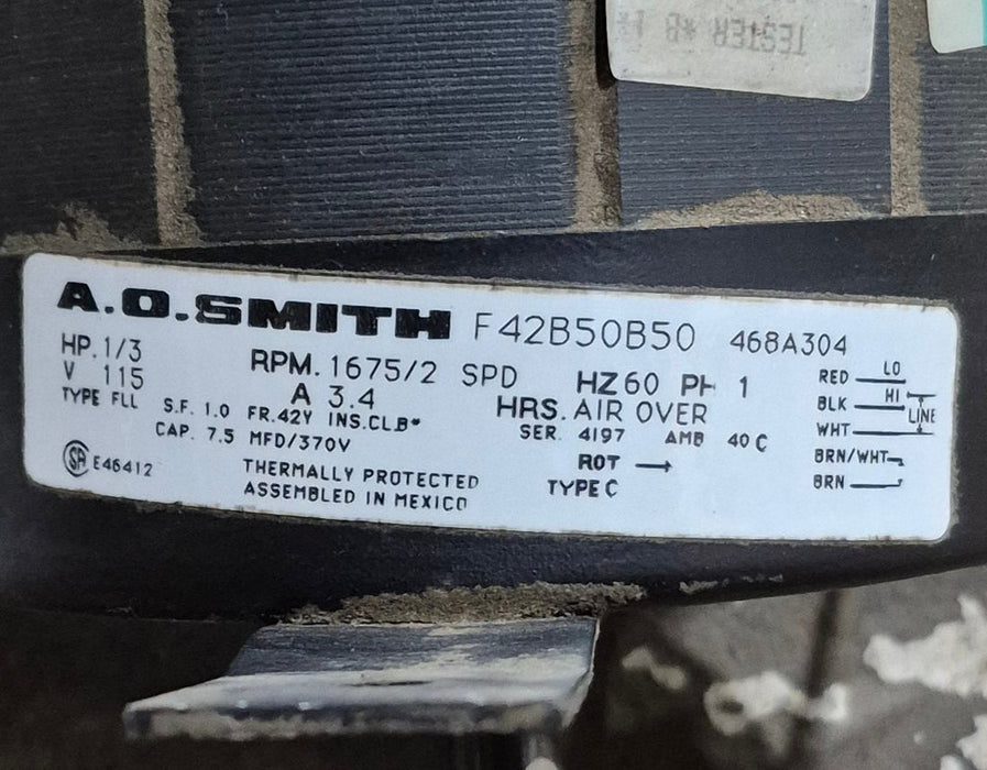 Used Coleman A/C Motor Assembly - F42B50B50