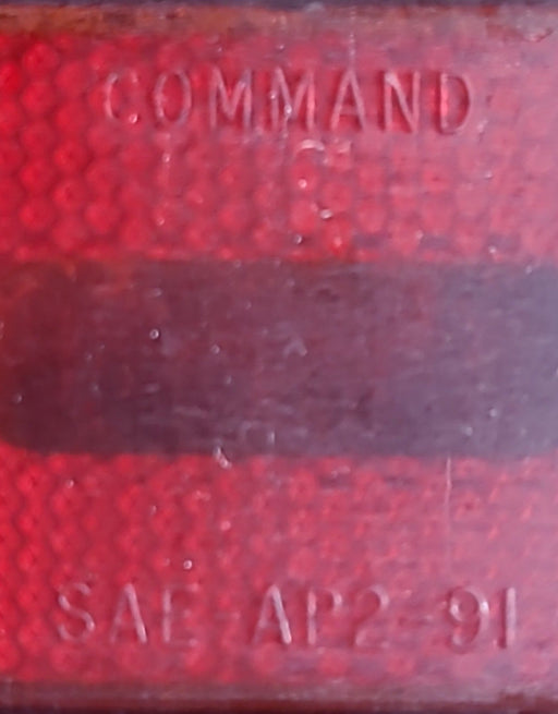 Used COMMAND SAE-AP2-91 Replacement Lens for Marker Light | Red - Young Farts RV Parts