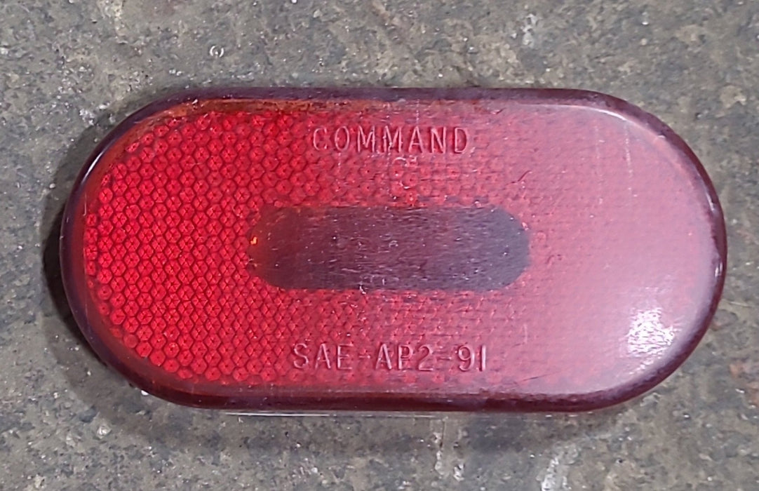 Used COMMAND SAE-AP2-91 Replacement Lens for Marker Light - Red