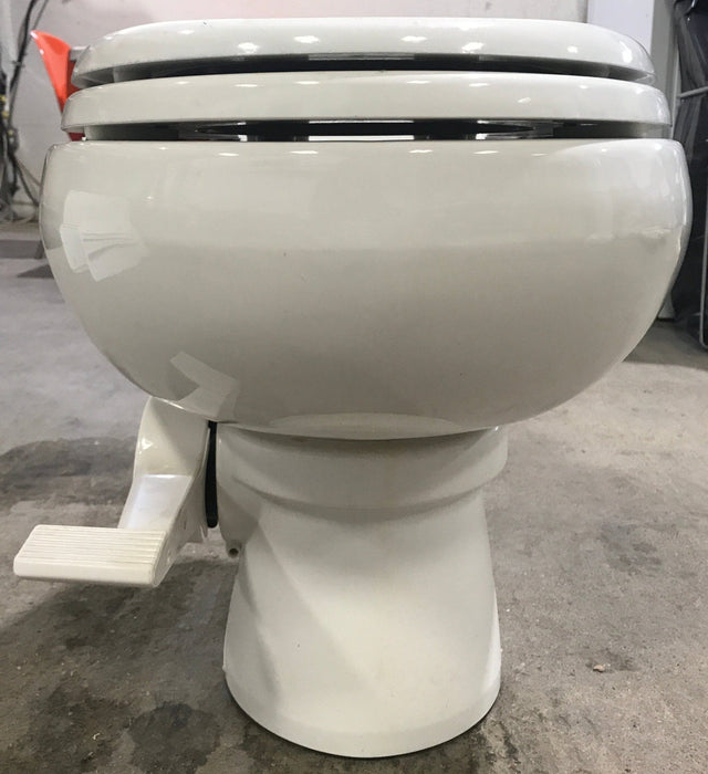 Used Complete Dometic Sealand Traveler Toilet, Foot Flush - 510+
