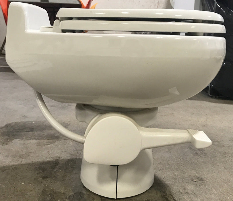 Used Complete Dometic Sealand Traveler Toilet, Foot Flush - 510+