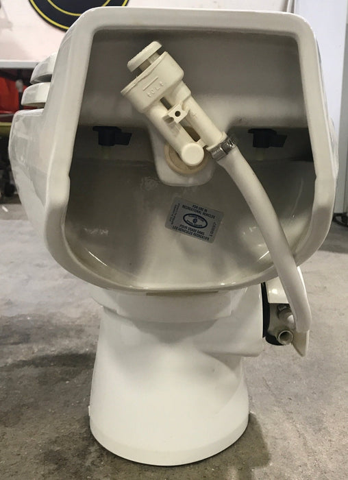 Used Complete Dometic Sealand Traveler Toilet, Foot Flush - 510+