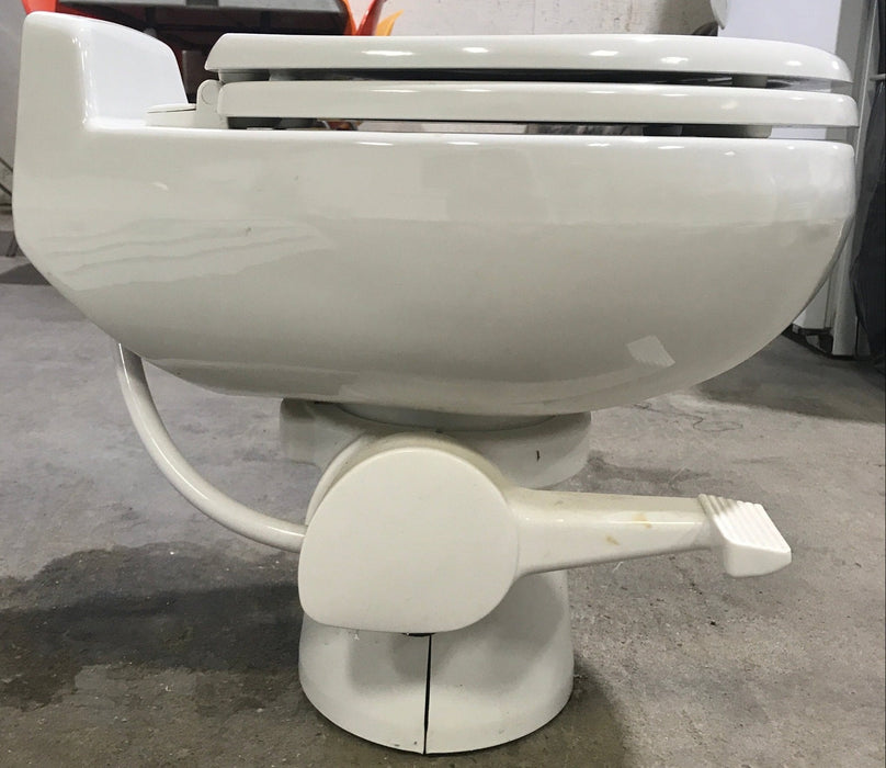 Used Complete Dometic Sealand Traveler Toilet, Foot Flush - 510+