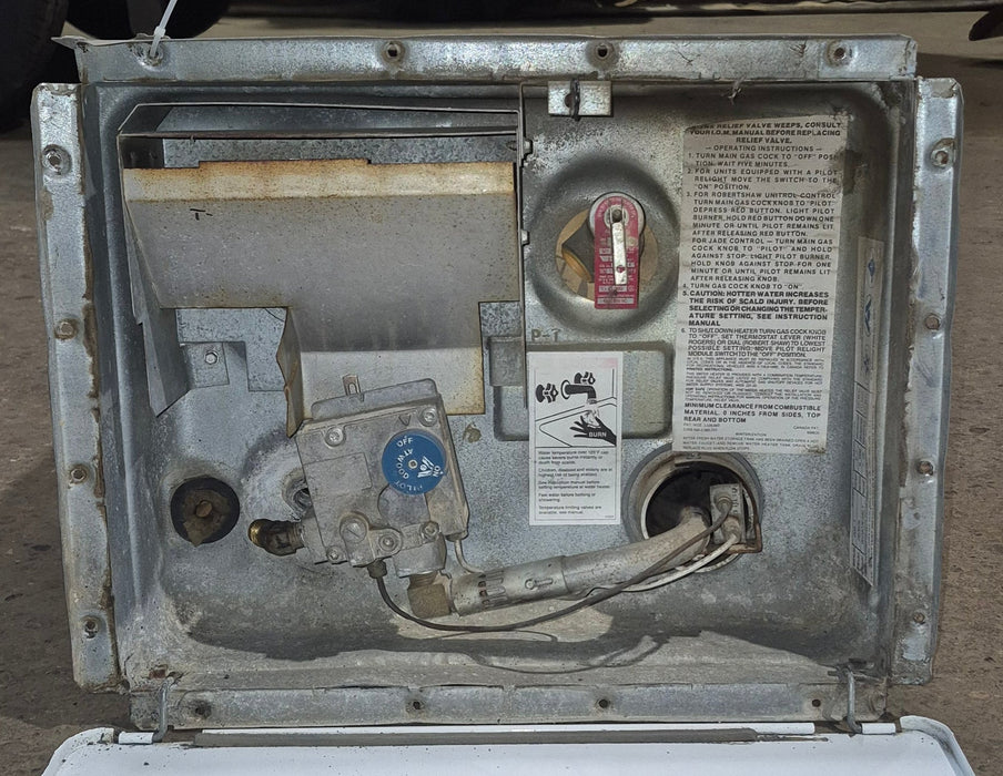 Used Complete Atwood Hot Water Heater, 6 Gallon - G6A-8E