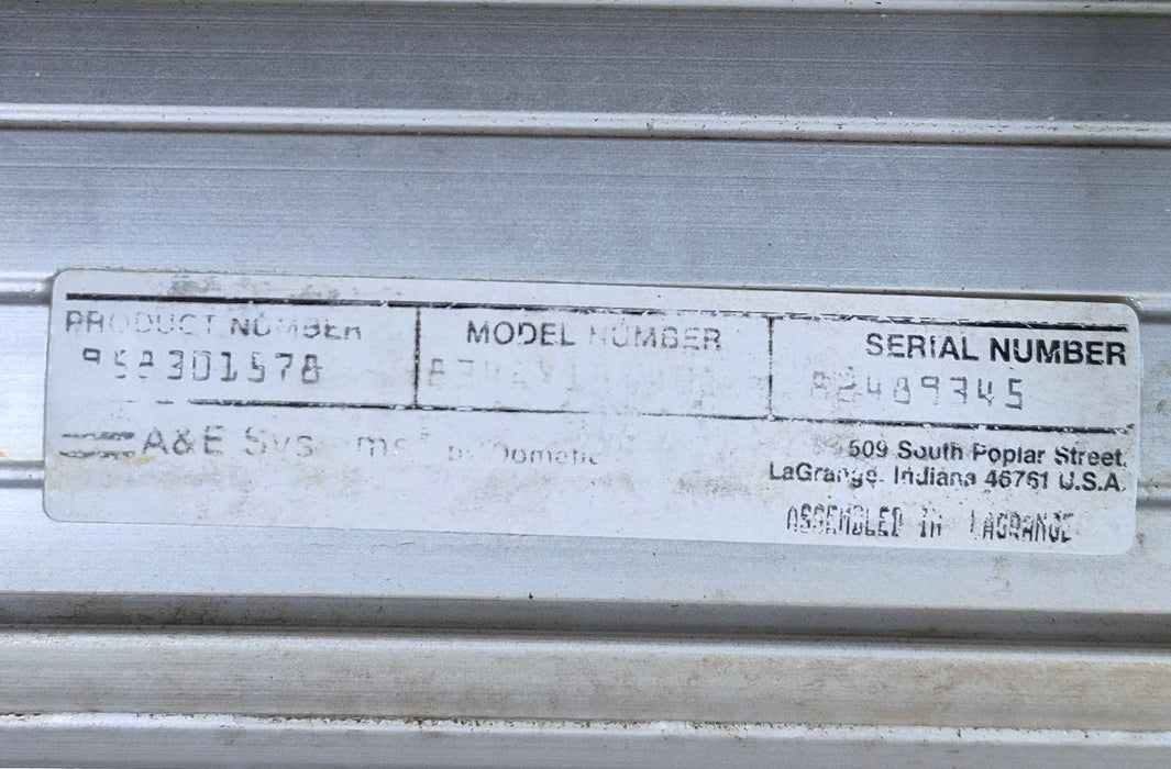 Used Complete Manual Awning Dometic 18' New Canvas