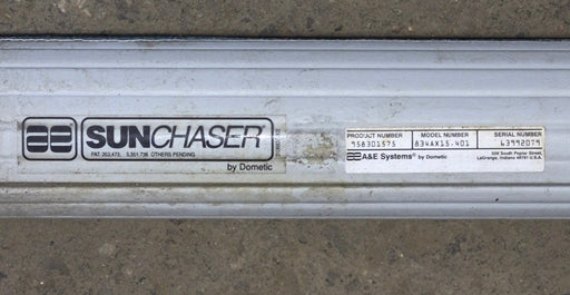 Used Complete Manual Awning Dometic / A&E 15' NO Canvas - Young Farts RV Parts