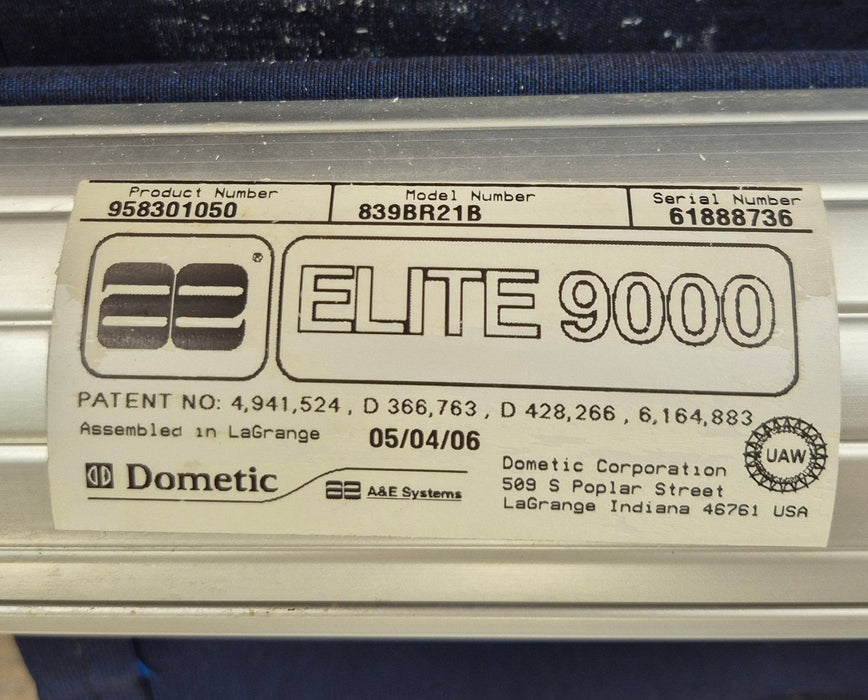 Used Complete Manual Awning Dometic / A&E 20' Used Canvas
