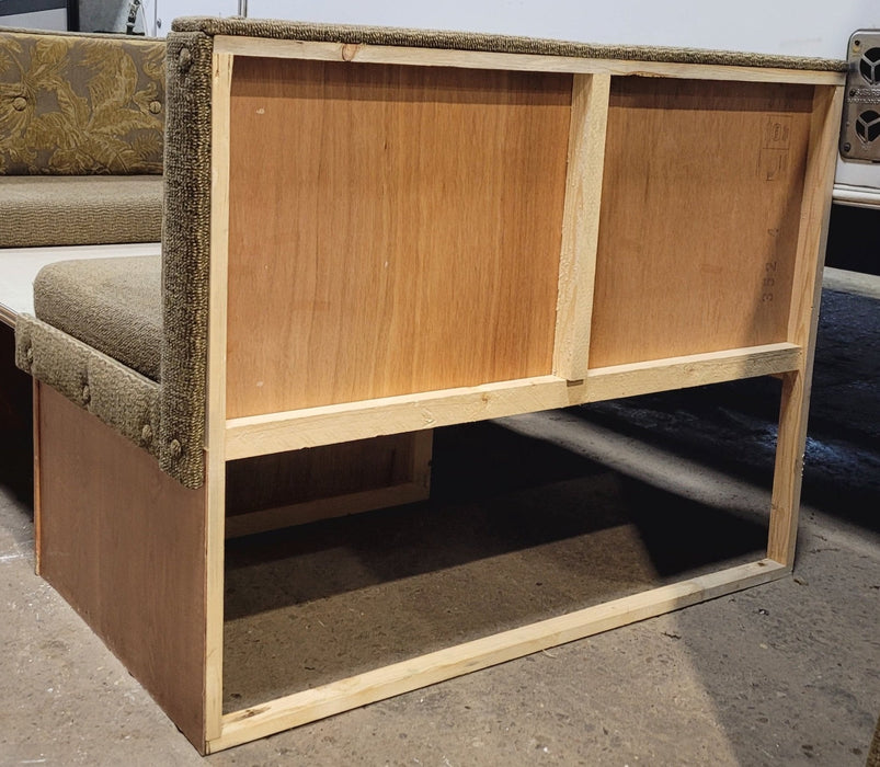 Used Complete RV Dinette Set - 40 1/2” D x 75 1/2" W x 31 1/2" H - Does not include table hardware.