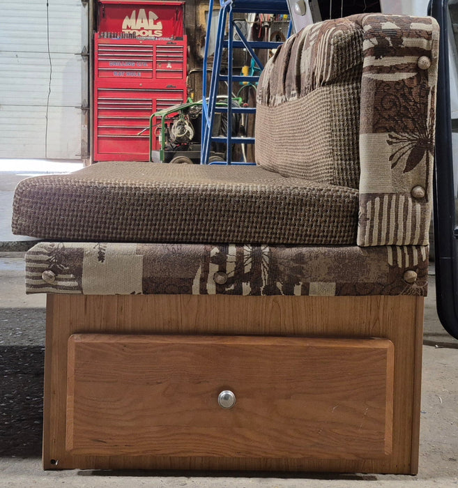 Used Complete RV Dinette Set - 40 3/8” D x 74 3/4" W x 33 3/8" H - Does not include table hardware
