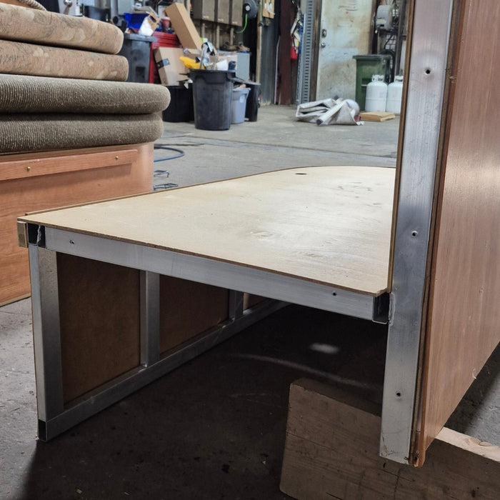 Used Complete RV Dinette Set - 41 1/2” D x 77" W x 32 3/4" H - Does not includes table hardware