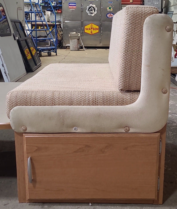 Used Complete RV Dinette Set - 45” D x 74" W x 29 3/8" H - Does not include table hardware.