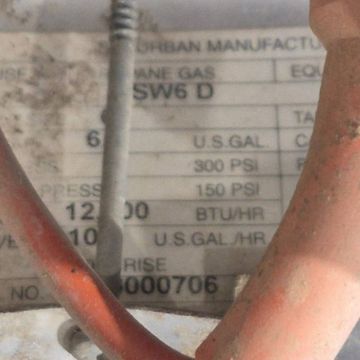 Used Complete Suburban Hot Water Heater, 6 Gal. - SW6D - Young Farts RV Parts