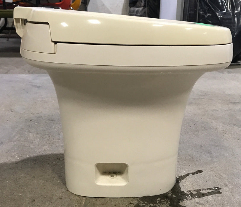 Used Complete Thetford Toilet, Hand Flush, High Profile, Off-White - AQUA MAGIC IV , 20920