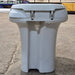 Used Complete Thetford Toilet, Foot Flush, High Profile, White - AQUA MAGIC IV , 24820 - Young Farts RV Parts