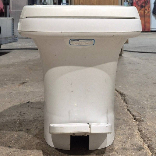 Used Complete Thetford Toilet, Foot Flush, High Profile, White - AQUA MAGIC IV , 24820 - Young Farts RV Parts