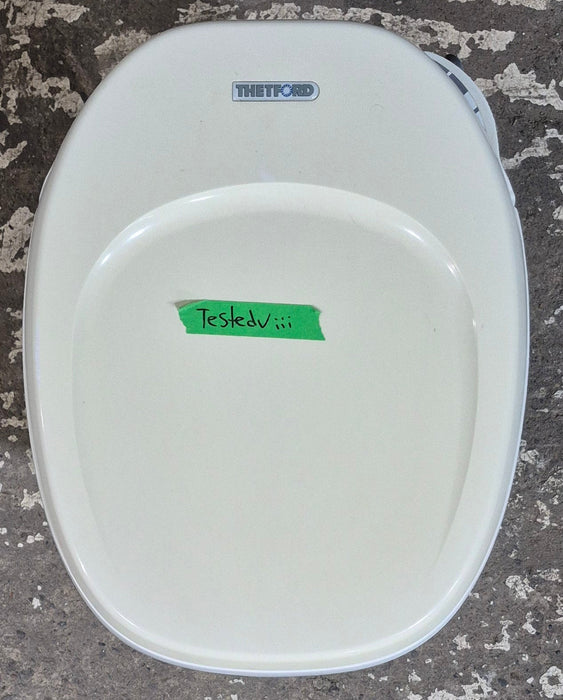 Used Complete Thetford Toilet, Hand Flush, High Profile, Off-White - AQUA MAGIC IV , 20920