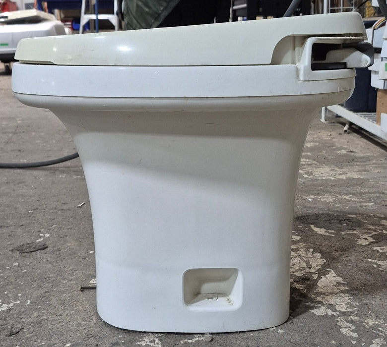 Used Complete Thetford Toilet, Hand Flush, High Profile, Off-White - AQUA MAGIC IV , 20920