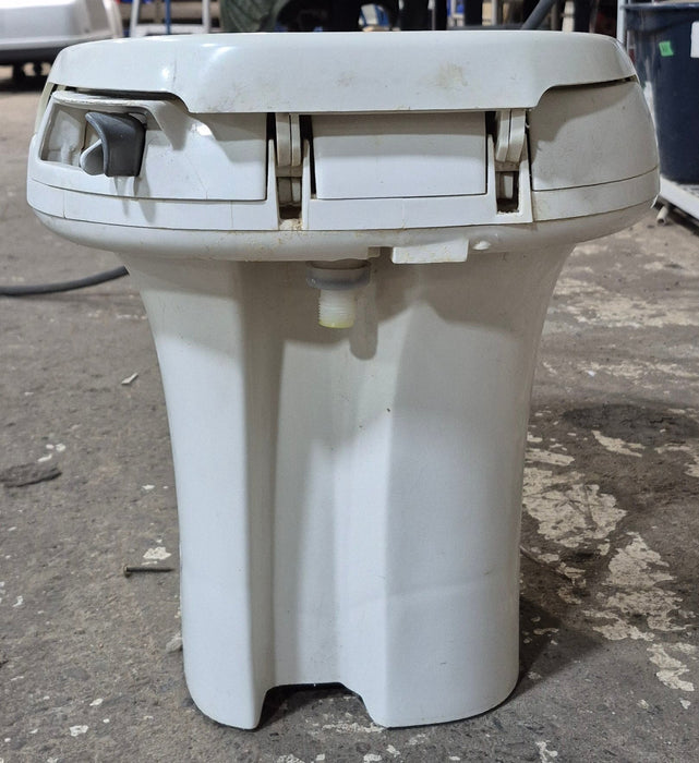 Used Complete Thetford Toilet, Hand Flush, High Profile, Off-White - AQUA MAGIC IV , 20920